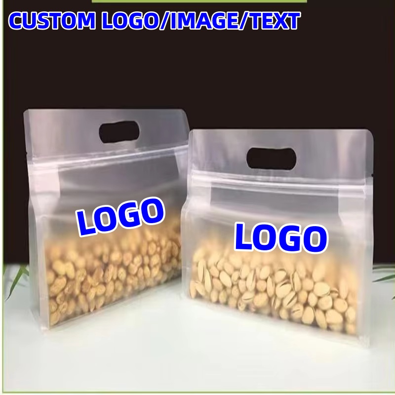 Food Snacks For Christmas - 50 STKS Frosted 3D Stand Up