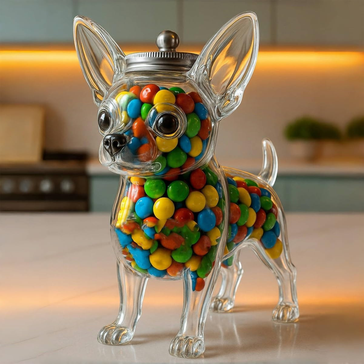 Chihuahua-vormige container vo - Food Snacks For Christmas recensie en prijs