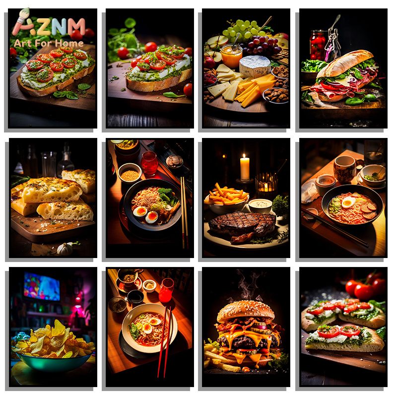 AZNM Gourmet Food Canvas Poste - Food Snacks Restaurant recensie en prijs