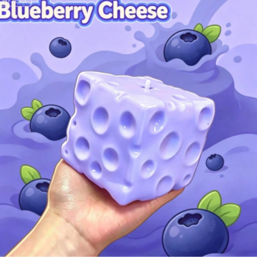 Nieuwe Blueberry Kleur Kaas Sq - Food & Snacks Pdf recensie en prijs
