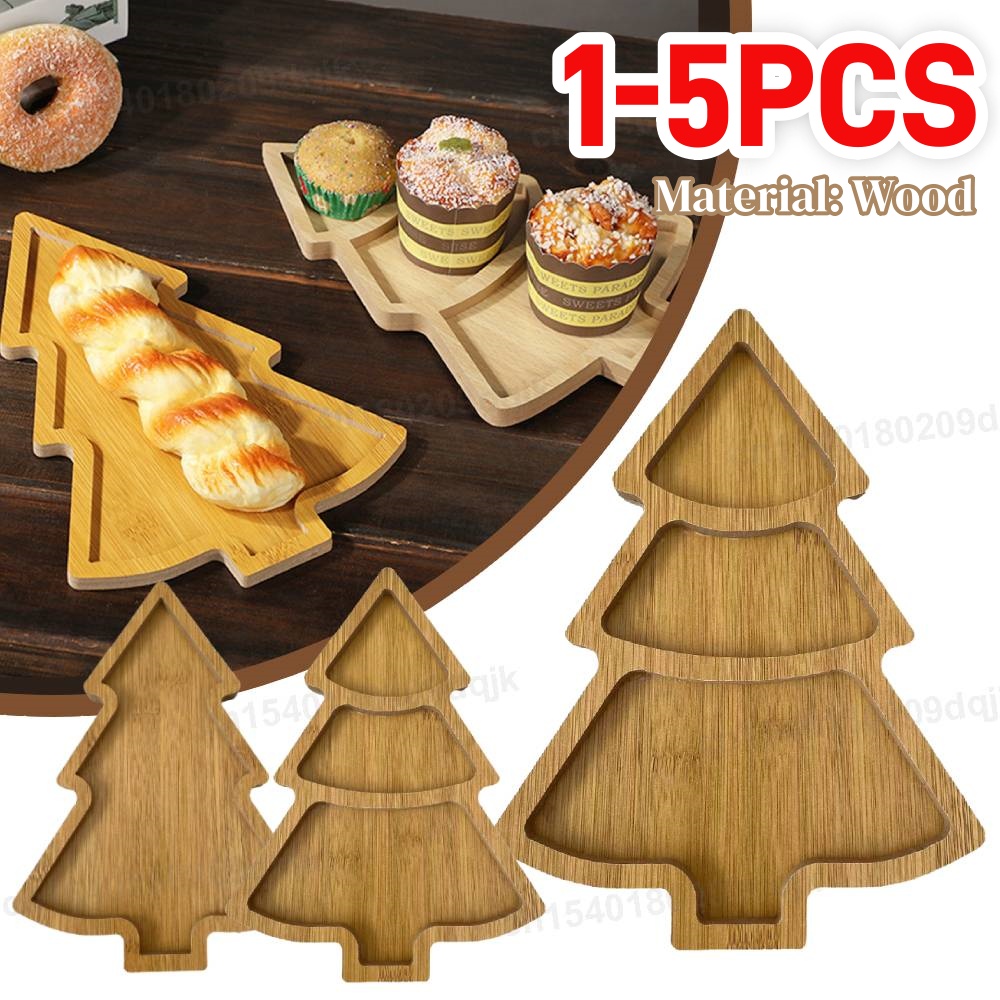 Houten Kerstboom Bord Dienblad - Food Snacks For Christmas recensie en prijs