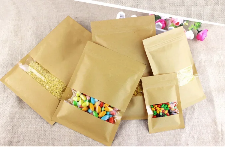 Plattebodem kraftpapieren zipl - Logo Food Snack recensie en prijs