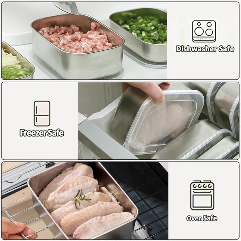 RVS containers voor voedselops - Food & Snacks Pdf recensie en prijs