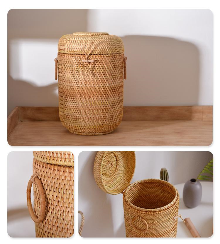 Handgeweven Rotan Thee Opbergd - Food Snacks That Are Green recensie en prijs