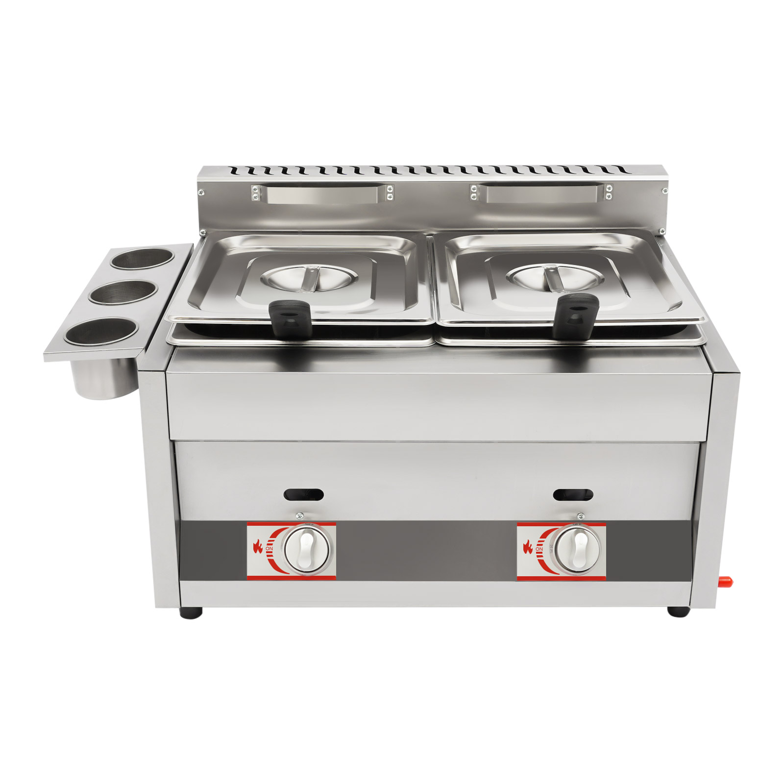 Commerciële friteuse met 2 tan - Food Snacks Restaurant recensie en prijs