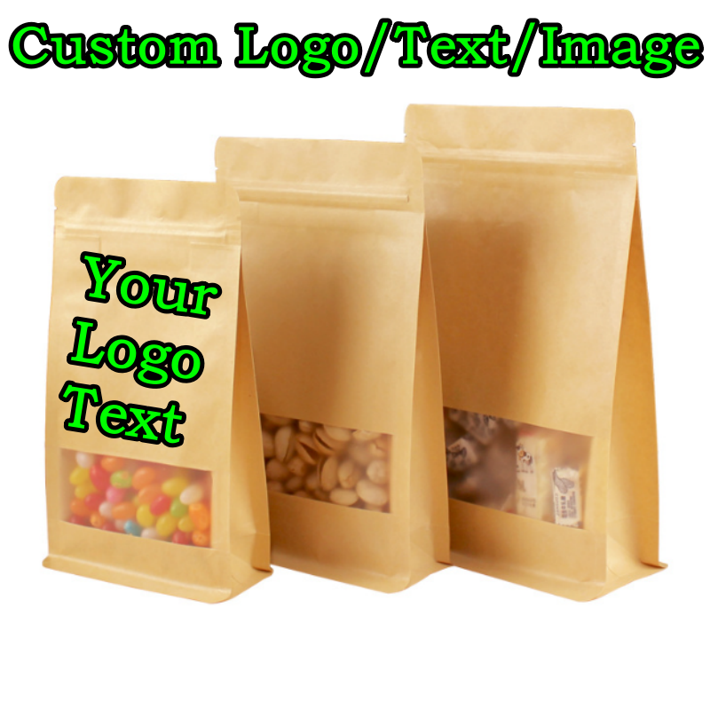 50 stuks 3D staande kraftpapie - Logo Food Snack recensie en prijs