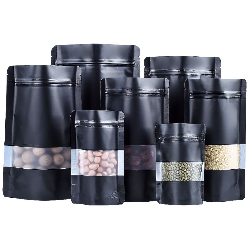 100PCS Stand-up Mat Zwart Alum - Food Snacks For Christmas recensie en prijs