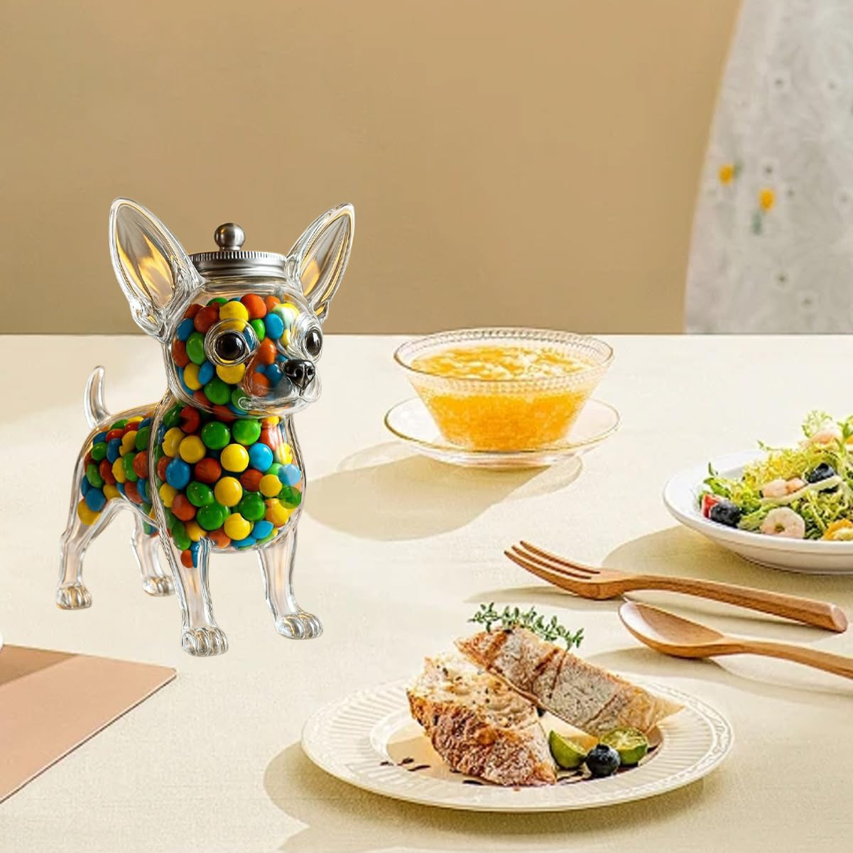 Chihuahua-vormige container vo - Food Snacks For Christmas recensie en prijs
