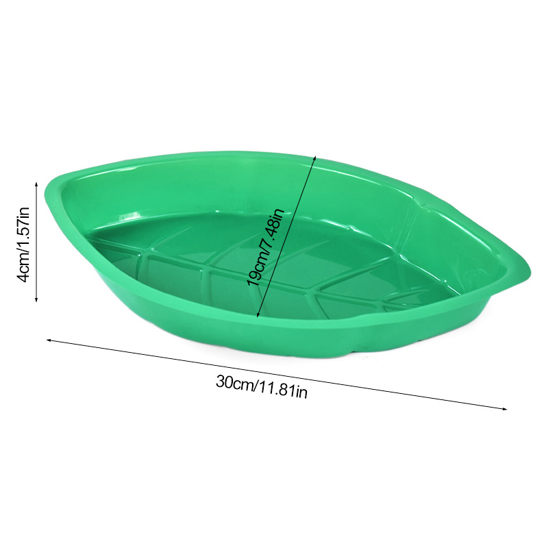 6 stuks groene palmblad plaat  - Food Snacks That Are Green recensie en prijs