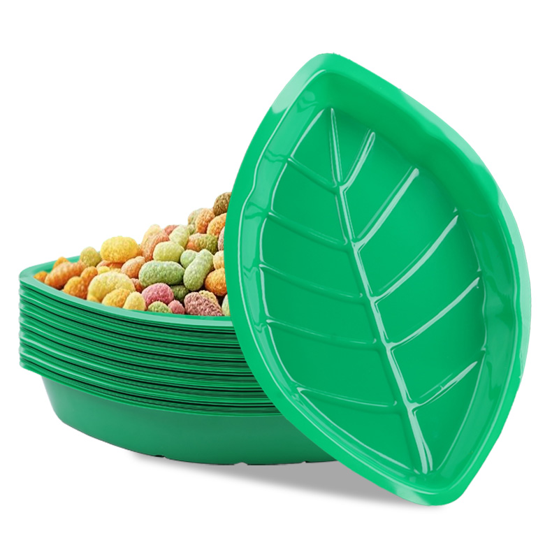 6 stuks groene palmblad plaat  - Food Snacks That Are Green recensie en prijs