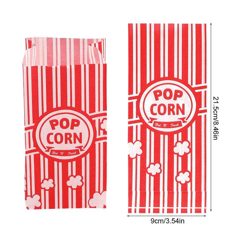 50 stuks popcorn verpakkingsza - Food Snacks For Christmas recensie en prijs