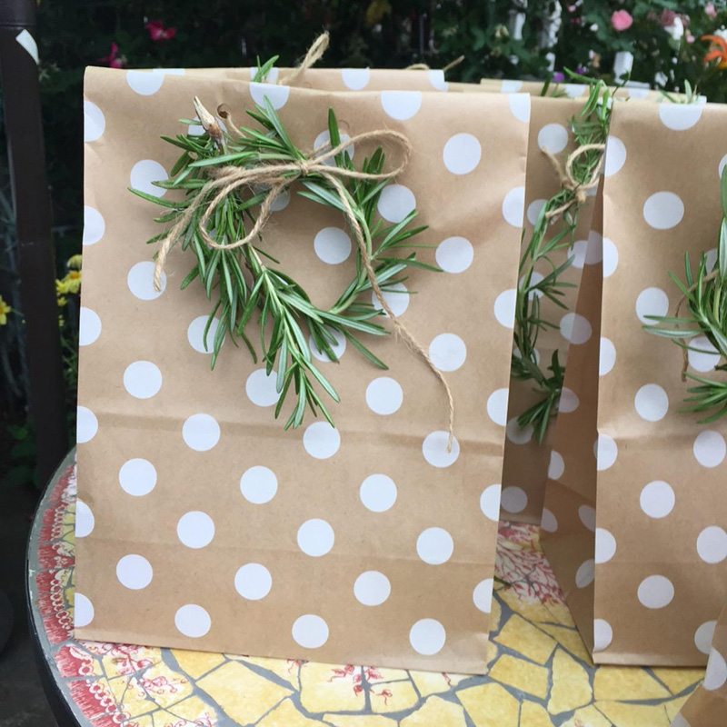 10 stks Bruin Kraftpapier Gesc - Food Snacks For Christmas recensie en prijs